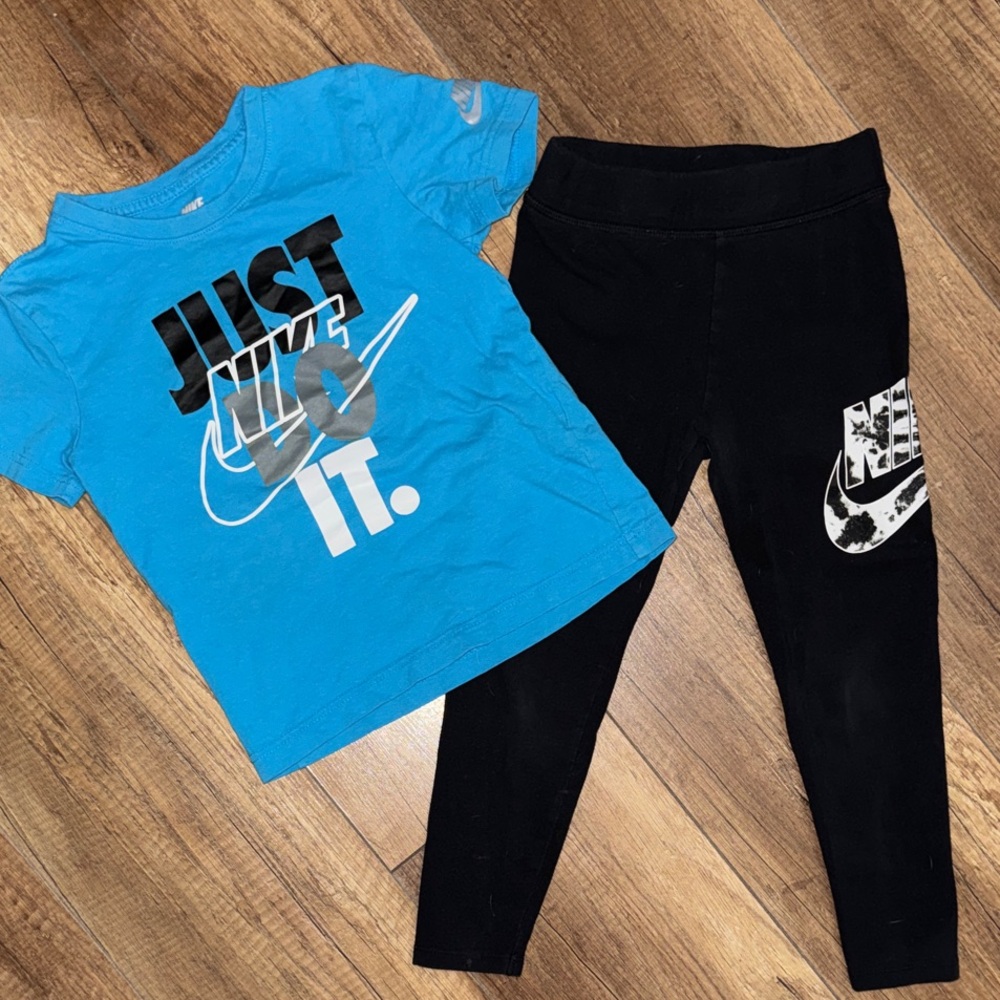 Nike Kids Black Leggings set ⚽️🏀
